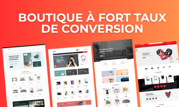Création de votre boutique en ligne / e-commerce sur mesure
