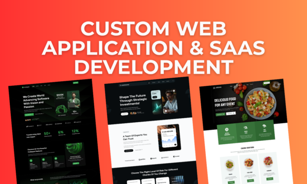 Création de votre application web ou SaaS sur mesure