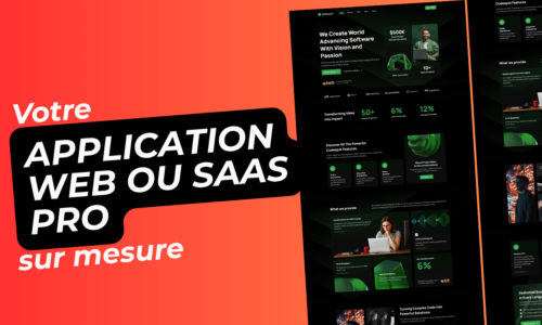 Création de votre application web ou SaaS sur mesure