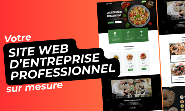Création de votre site web vitrine professionnel sur mesure